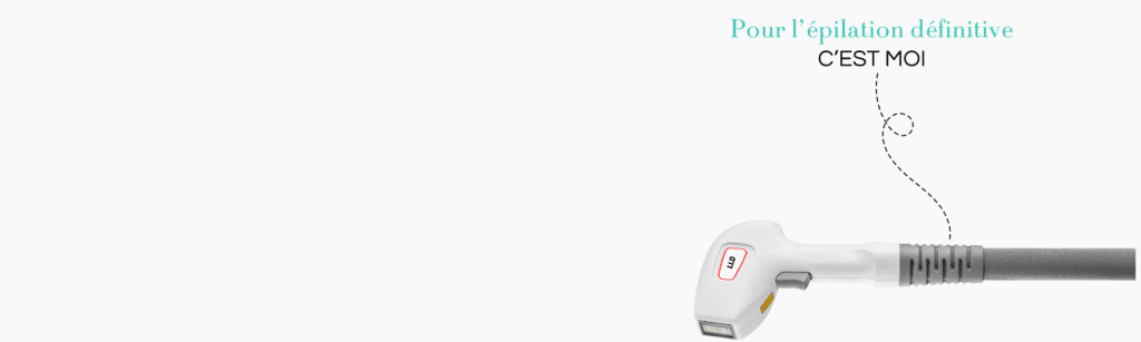applicateur alpha pour l'épilation définitive